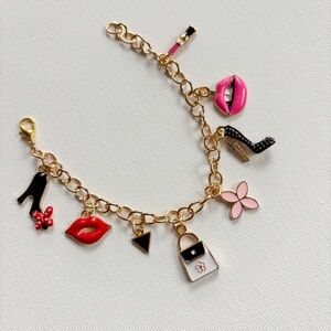 ‘Material Girl’ Charm Bracelet